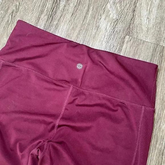 Womens Tangerine Red Leggings - M - Picture 5 of 8